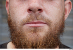 Mouth Man White Casual Average Bearded Street photo references